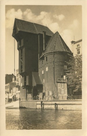 [Postcard] Danzig (Danzig). Crane (Krantor)