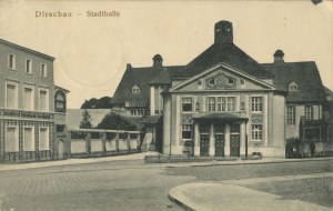 [Postcard] Tczew (Dirschau). City Hall (Stadthalle) [1915].