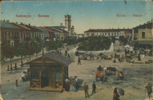 [Postcard] Kolomyja. Marketplace
