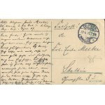 [pocztówka] Wałcz (Deutsch Krone). Widok na miasto z wieży ciśnień (Blick a. d. Stadt vom Wassertrum) [1915]