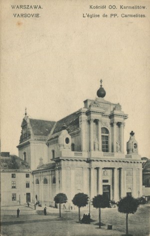 [Postcard] Warsaw. Church of the Carmelite Fathers