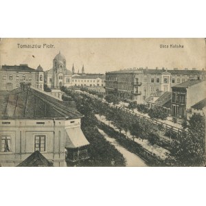 [pocztówka] Tomaszów Mazowiecki. Ulica Kaliska