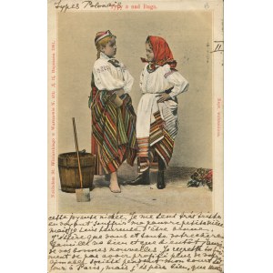 [pocztówka] Typy znad Buga [1901]