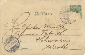 [Postcard] Szklarska Poreba. Greetings (Gruss aus Schreiberhau) [1898].