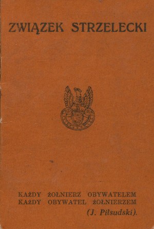 Riflemen's Association. Membership pass entitling to discounts on state railroads [Rawa Ruska 1938].