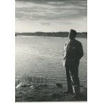 [Set of 4 photographs] Wladyslaw Broniewski (1897-1962). Photo by Henryk Hermanowicz (1912-1992).