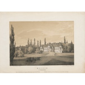 [litografia] ORDA Napoleon - Mołodów (Gubernia Grodzieńska). Pałac zbudowany przez Szymona Skirmunta o trzy mile od Pińska [1875]
