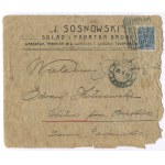 Korespondencja firmowa. List z Fabryki i Składu Broni J. Sosnowski w Warszawie [1912]