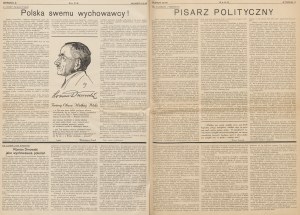 Voice. Biweekly magazine of Polish national thought. Number 13-15 of August 15, 1934 [issue dedicated to Roman Dmowski].