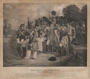 [Lithograph] HEISLER F. - Napoleon at Esslingen. Death of Marshal Lannes (Napoleon bei Esslingen. Tod des Marschalls Lannes) [ca. 1850-1860].