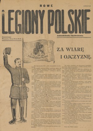 New Polish Legions. Illustrated one-day paper of January 15, 1915