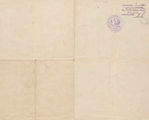 Diploma of a Midwife [Lviv 1929].