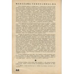 Komunikat SARP. Organ Stowarzyszenia Architektów R.P. Numer 8 z 1935 roku [Syrkus, Chmielewski - Warszawa funkjonalna]