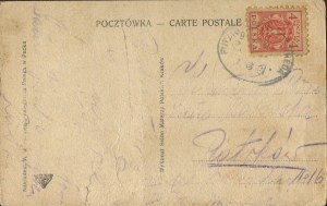 [Postcard] Puck. Port fragment. Hydrographic ship 