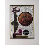 Henryk Plóciennik, Linocut + On cardboard