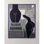 Henryk Plóciennik, Linocut + On cardboard