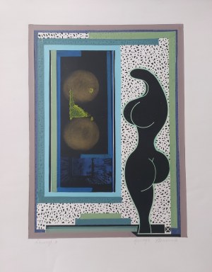 Henryk Plóciennik, Linocut + On cardboard