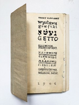 DUDA-GRACZ JERZY, Bez tytułu z cyklu Judaica, 1964