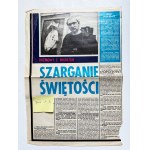 DUDA-GRACZ JERZY, List pisany ręcznie będący odpowiedzią na pytania do wywiadu z 25.12.1988