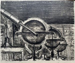 KRAUPE-ŚWIDERSKA JANINA, Z muzeum astronomicznego, 1952