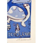 Edward Dwurnik (1943 - 2018), Młody poeta średniego pokolenia, inkografia, 2010