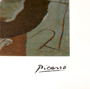 Pablo Picasso, Woman with velvet hat in a chair