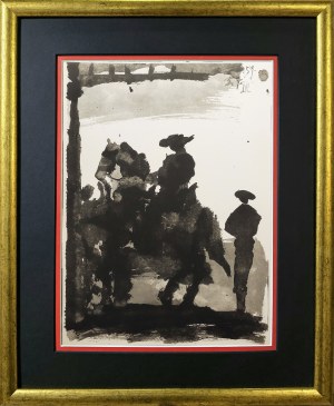 Pablo Picasso (1881 - 1973), Bullfighter on his Horse (Matador na koniu), z cyklu 