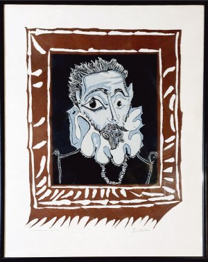 Pablo Picasso (1881 Malaga - 1973 Mougins), L'Homme a la Fraise, 1973