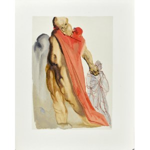 Salvador DALI (1904-1989), La Divine Comédie - Le Purgatoire (Czyściec) - Chant V, 1963
