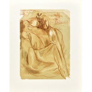 Salvador DALI (1904-1989), La Divine Comédie - Le Purgatoire (Purgatory) - Chant XXX, 1963.