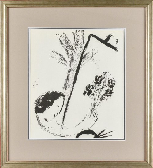 Marc CHAGALL (1887-1985), Bouqet with hand, 1957