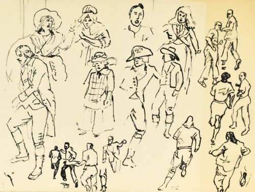 Ludwik MACIĄG (1920-2007), Szkice różne postaci