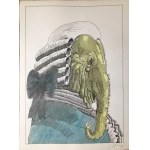 JANUSZ STANNY, Jean de la Fontaine - Bajki, Ilustracje do Bajek Jeana De La Fontaine'a, 1985 r.