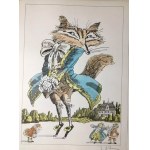JANUSZ STANNY, Jean de la Fontaine - Bajki, Ilustracje do Bajek Jeana De La Fontaine'a, 1985 r.