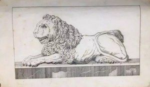 JÓZEF BRODOWSKI, Rysunek, 1847 r.