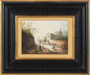 Wandalin Strzałecki (1855-1917), Procesja, 1882