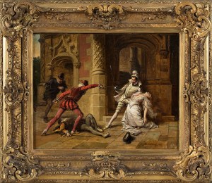 Władysław Bakałowicz (1833 -1904), Honor kobiety, XIX w. (Porwanie)