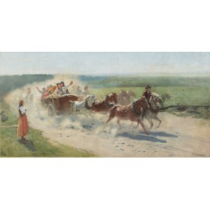 Antoni Piotrowski (1853-1924), Wesele krakowskie, 1890