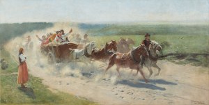Antoni Piotrowski (1853-1924), Wesele krakowskie, 1890