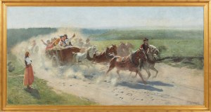 Antoni Piotrowski (1853-1924), Wesele krakowskie, 1890