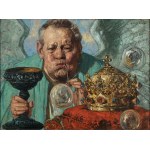 Ludwik Stasiak (1858-1924), Bańki mydlane, po 1910 (Autoportret)