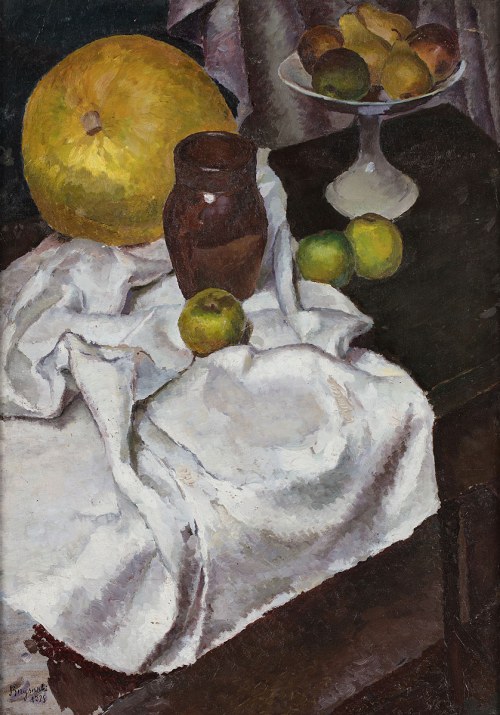Stanisław Borysowski (1901-1988), Martwa natura z owocami, 1928