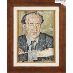 Mela Muter (1876-1967), Pejzaż z południa Francji, ok. 1923 / Portret pisarza, lata 1940-1945 (obraz dwustronny)