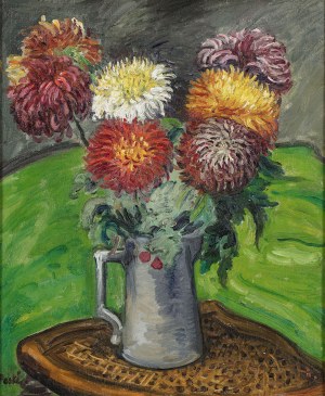 Jean Peské (Jan Peszke) (1870-1949), Martwa natura z chryzantemami