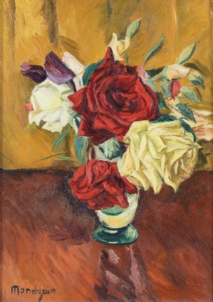 Szymon Mondzain (1890-1979), Bukiet róż