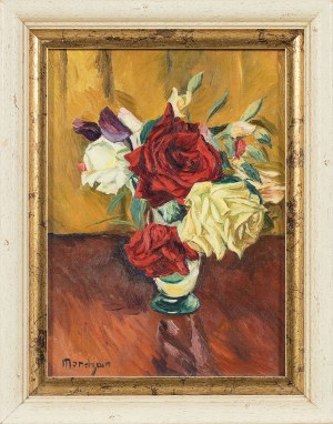 Szymon Mondzain (1890-1979), Bukiet róż