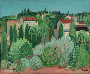 Józef Hecht (1891-1951), Kompozycja pejzażowa, ok. 1928