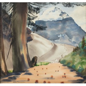 Raphael Malczewski (1892-1965), Mount Lefroy, Canada, 1940s.