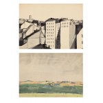 Andrzej Wróblewski (1927-1957), Dachy nr 614 / Pejzaż nr 614, 1954