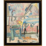 Judyta Sobel (1924-2012), Widok z tarasu, 1951